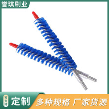 定制风炮通炮刷头 铜管清洗刷 加长连接杆 中央空调冷凝器清洗刷