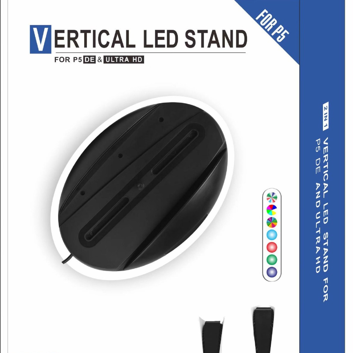 Aplicable para PS5 consola de juegos PS5 base PS5 accesorios de consola de juegos PS5 soporte RGB luz