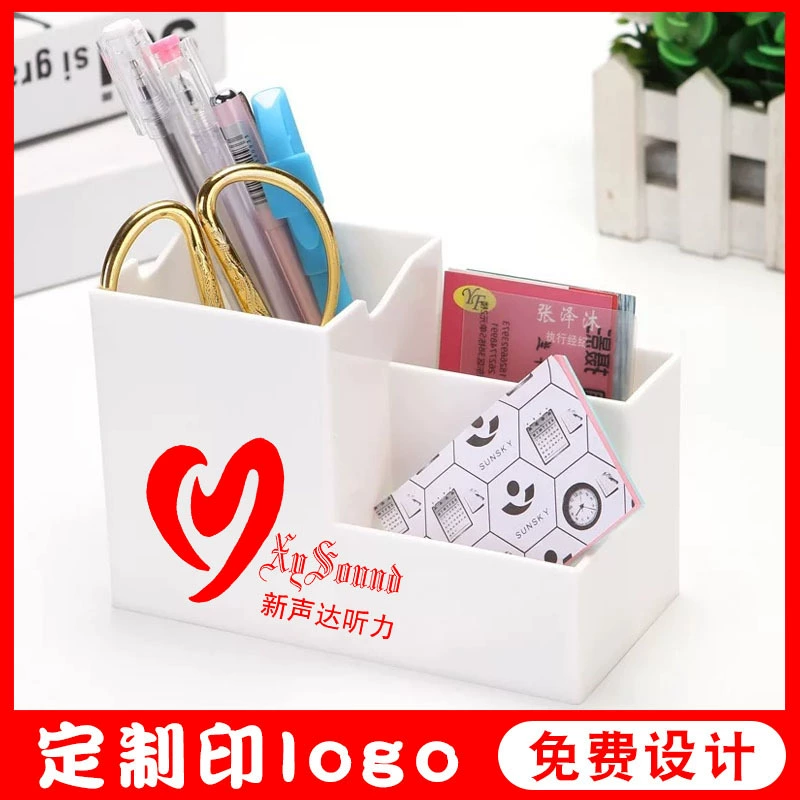 Многофункциональный держатель мобильного телефона ручка контейнер печать логотипа учебный класс открытые дренажные подарки учебный класс для продвижения небольших подарков