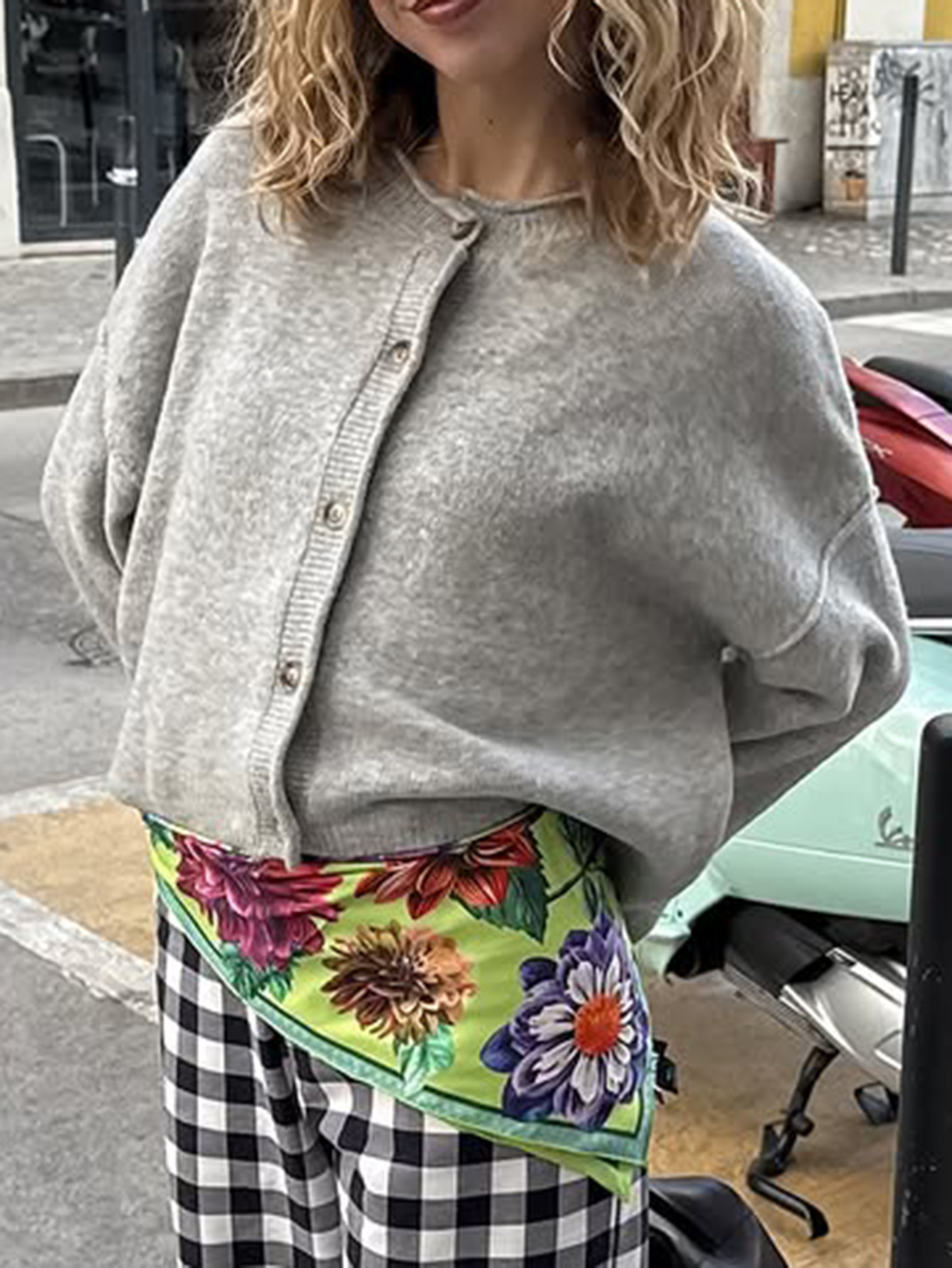 Kaikuo Europa, Estados Unidos, Francia, botones de vacaciones, camisa de manga larga, suéter, ropa de mujer, otoño y invierno, estación independiente de Amazon 2025. image 4