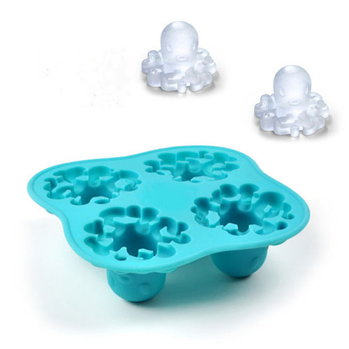 Octopus-Shaped Ice Cube Tray - Summer Bestseller, Lohas Creative Silicone Ice Cube Tray, Novelty Ice Mold