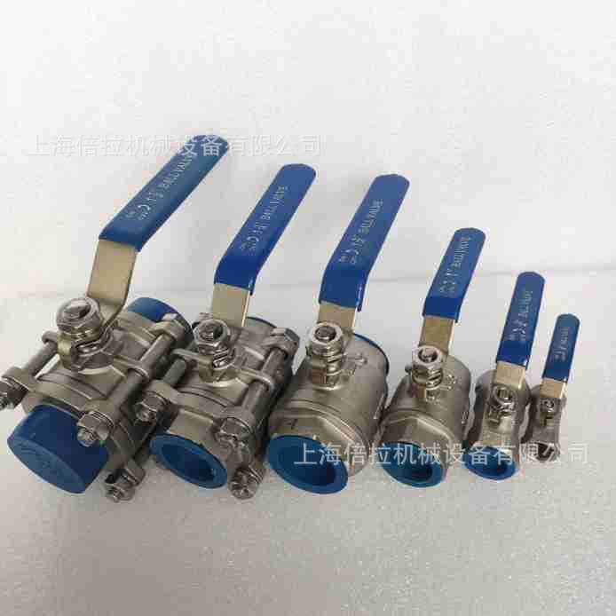 TENHEFLOW B404A 1  美标不锈钢材质两片式全通径法兰球阀