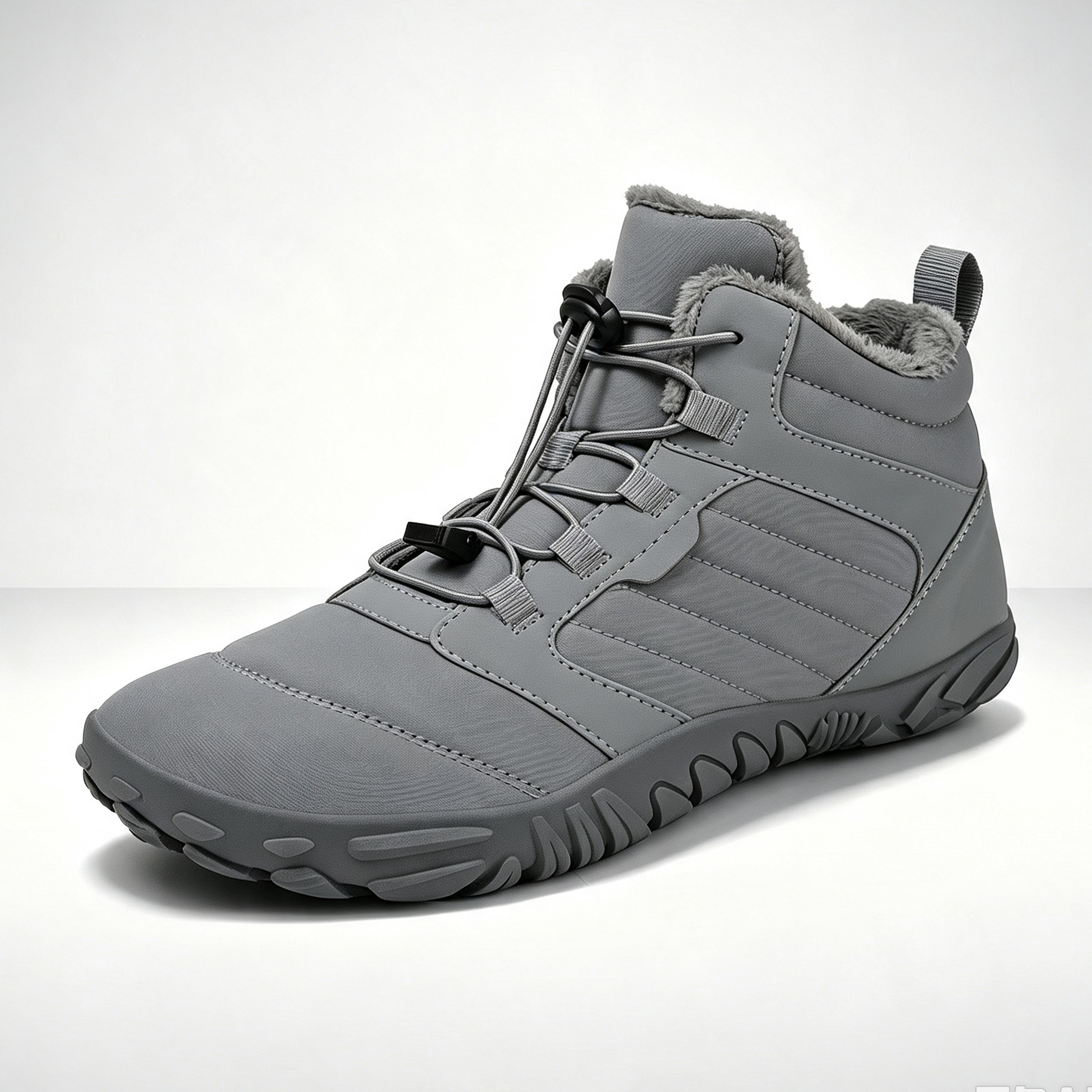 Manufacturer's in-stock five-finger snow boots for men and women, winter thickened waterproof, non-slip, outdoor cold-proof, warm cotton shoes