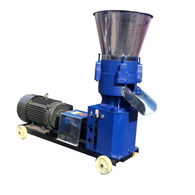 125型畜牧养殖造粒机 青干草饲料压粒机 自动秸秆玉米粉碎造粒机
