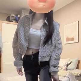 早春季小香风外套女新款春秋小个子感休闲短上衣