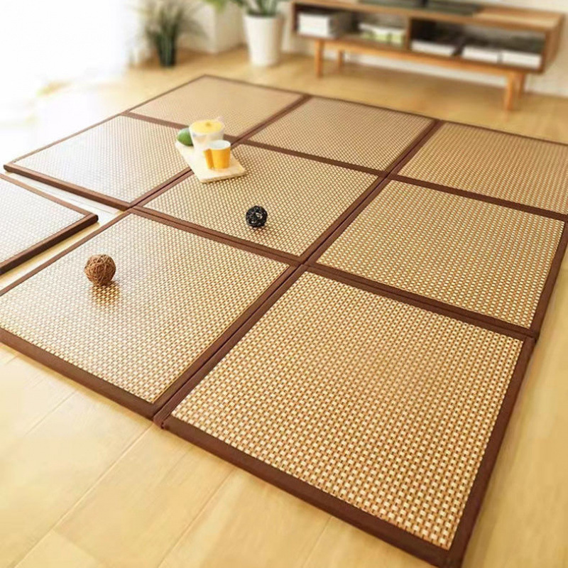 Japanese-Style Tatami Mattress Floor Sleeping Mat Splicing Sleeping Mat Bedroom Summer Mat Floor Mat Can Be Stored and Soft