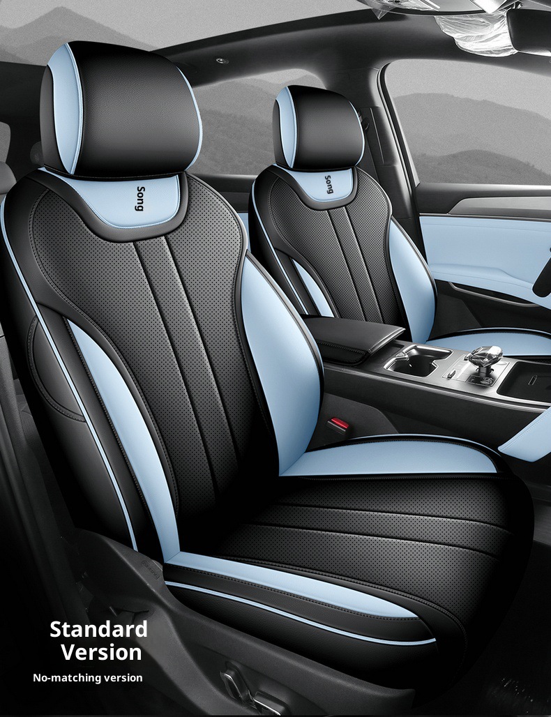 New Model Luxury Car Song Ldm-I Full Leather Car Seat Cushion, Four-Season Overseas Right-Hand Drive Seat Cover, Cross-Border Full-Cover Car Seat Cushion