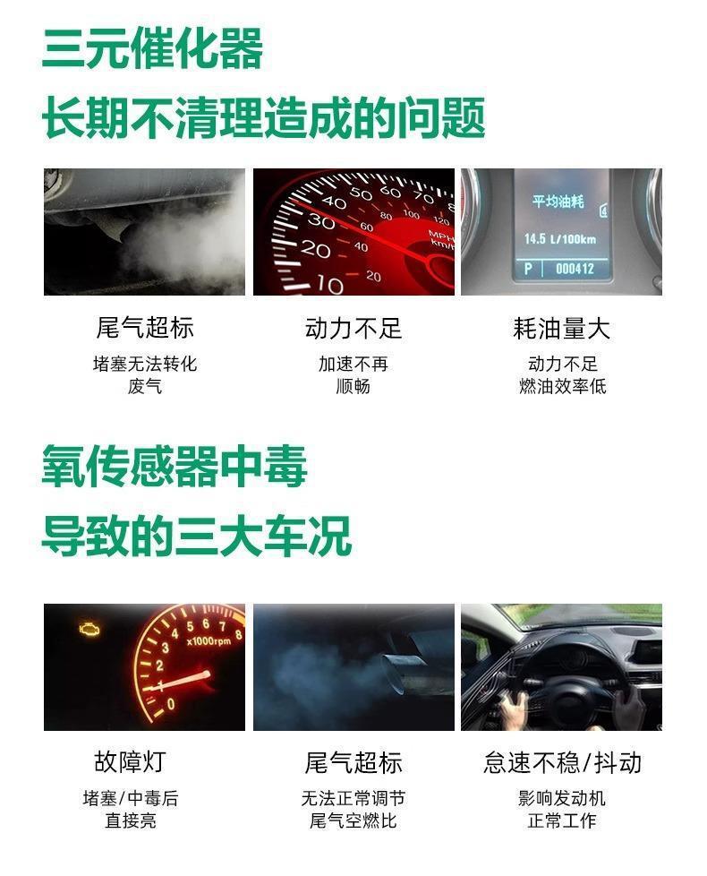 Bafu Three-Way Catalytic Converter Deep Carbon Deposit Removal Engine Internal Non-Dismantle Purification Throttle Body Car Cleaning Agent