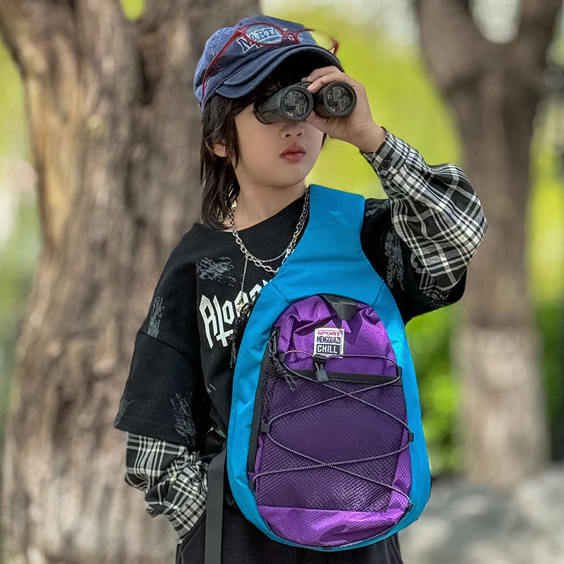 Corea del Sur estilo extranjero, bolsas de mano para niños y niñas, bolsas de pecho para niños, bolsas de taza de agua para viajes
