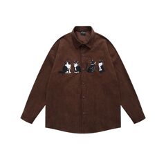 Broken Mirror 25秋季新品复古简约宽松百搭长袖衬衫