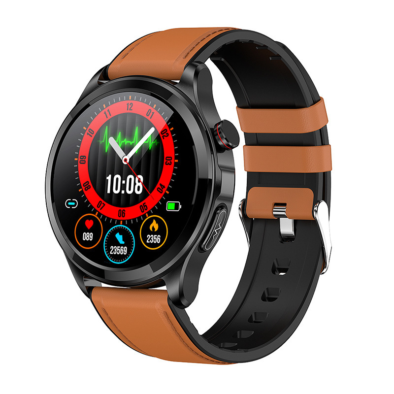 TK22 reloj inteligente Bluetooth llamada ECG no invasivo glucosa en sangre frecuencia cardíaca presión arterial reloj inteligente de ejercicio