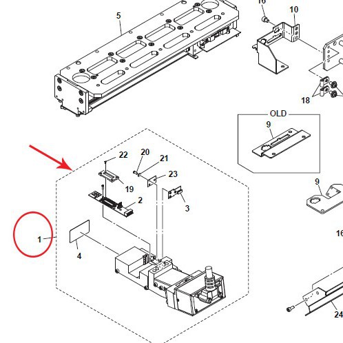 YS12/YS24ɨ�����KKD-M78C0-00 SCAN CAM. ASSY�������