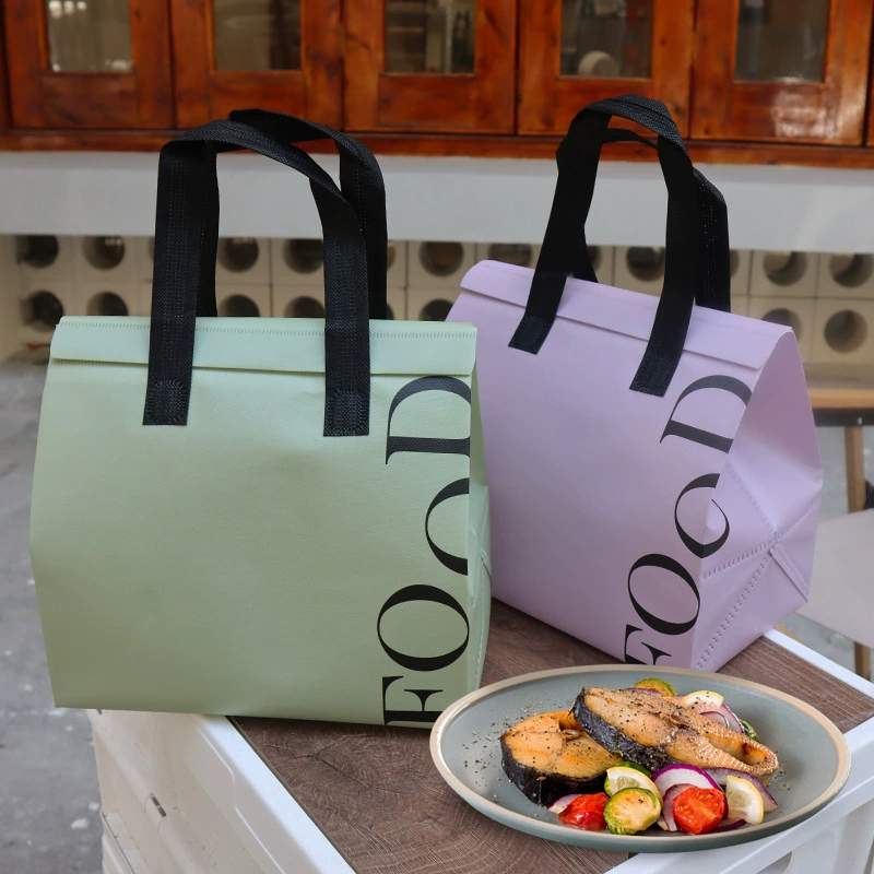 Собственн-запечатывания на вынос мешок с non-сплетенный мешок tote света мешка Tote упаковывая хорошо выглядящий высоко