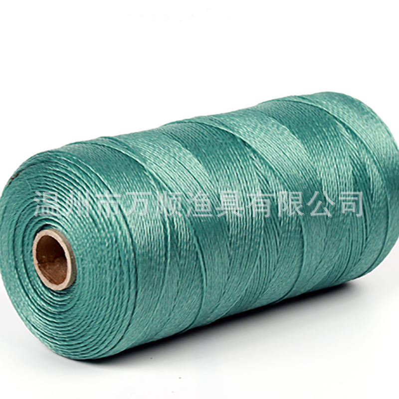 渔业水产扎绳圆丝扁丝绳1/2/3/4/mm聚乙烯绳建筑绳 渔网用线绳