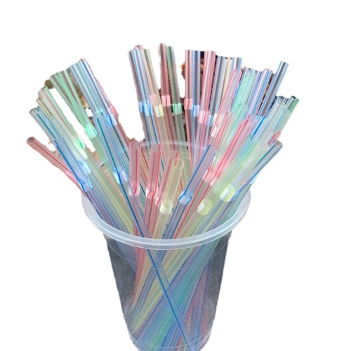 Disposable straws beverage cola straws convenience store canned straws plastic food grade pregnant women and children bent straws
