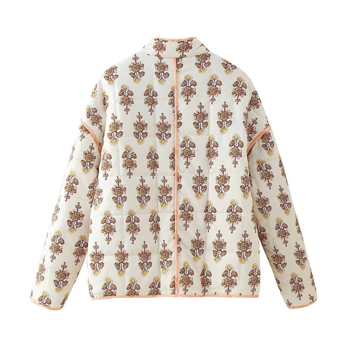 2024 Autumn/Winter New Product Women's Street Fashion Casual Printed Cotton Jacket w028 6246_voghion.com