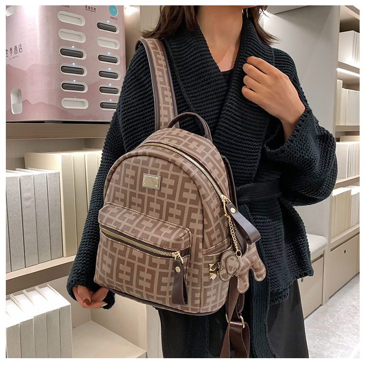 Letter female backpack 2022 new quality...
