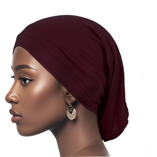 [Extended Version of Square Hat] High-Quality Mercerized Cotton High-Elastic Tube Hat for Women with Turban and Sweat-Absorbent and Breathable Hat