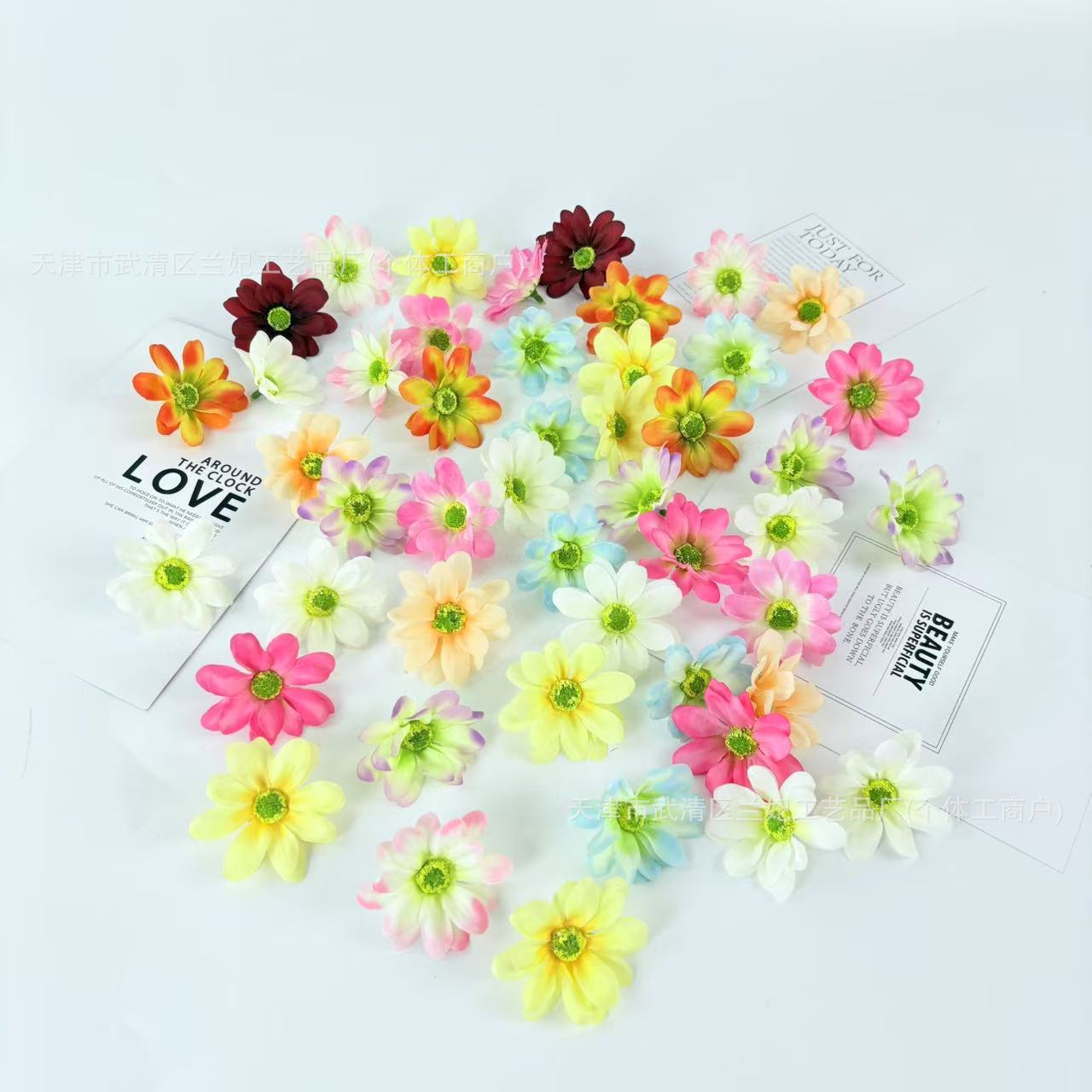 Flor de lila simulada, ropa de horquilla de bricolaje hecha a mano, accesorios de material de regalo, falda de baile, decoración de paraguas de flores, accesorios de fotografía
