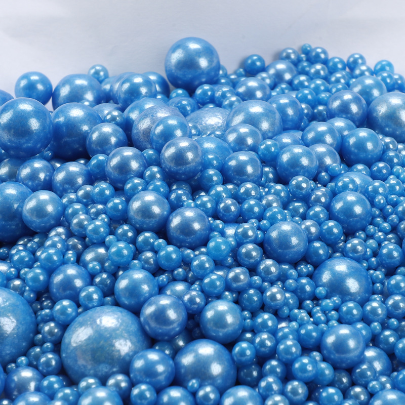 사파이어 블루 비즈 믹스-130g 병