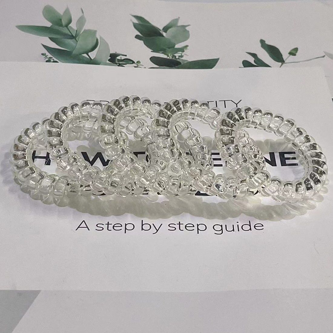 Boucle de ligne téléphonique de couleur bonbon, cheveux attachés de fille douce, bandeau en caoutchouc, cheveux en corde coréens simples et sans trace_voghion.com