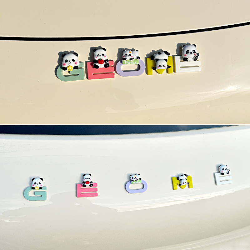 Geely – Body sticker Letter Sticker - apple-holding-combination-xingyue-front-rear-car-letter-logo-color-matching