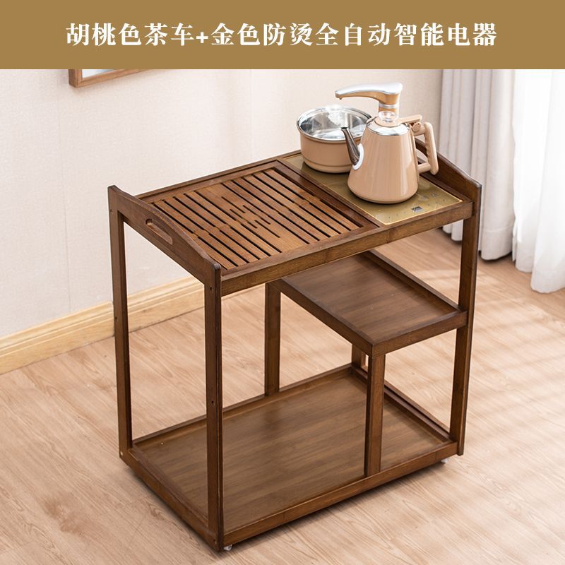 移动茶车茶桌家用客厅茶水柜多功能上水一体茶盘套装现代简约茶具|undefined