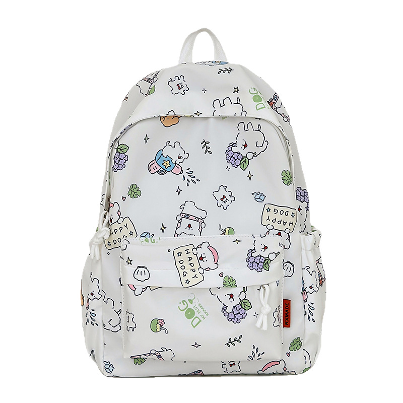Nueva mochila con estampado Pacha de dibujos animados, mochila para estudiantes de gran capacidad, mochila de viaje, mochila de alto valor para la escuela secundaria y secundaria
