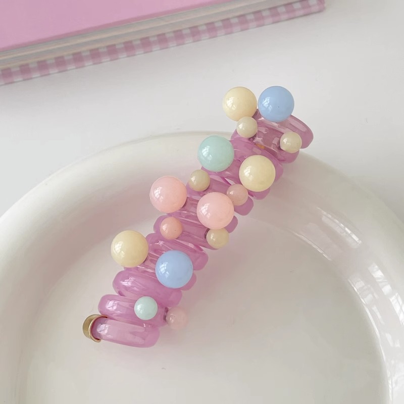 Gradiente de color gelatina línea telefónica cabello anillo cabeza cuerda para mujeres 2025 nueva banda de goma de cola de caballo alta toque de sombrero sin rastro temperamento