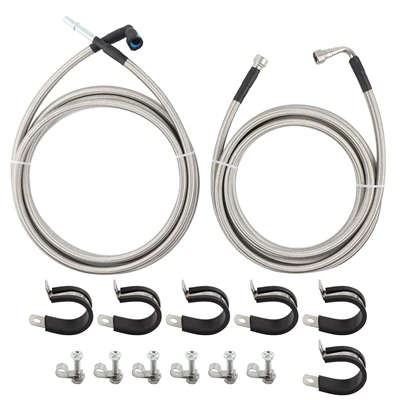 819-905 Stainless Steel Fuel Line Kit Flexible Braided Tubing for Chevrolet Flexible Fuel Line (Tubing) - 819-905