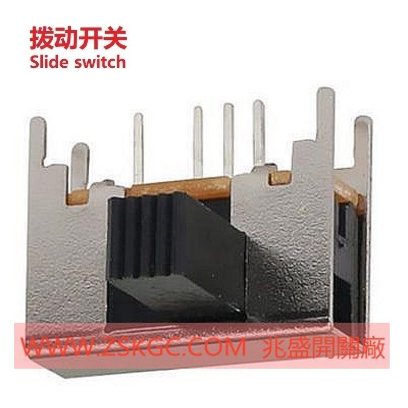 单刀6 3位开关、3档切换拨动开关、三位转换滑动开关、三档开关