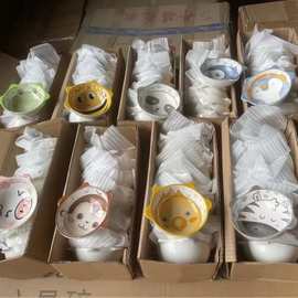 仓鼠陶瓷碗小动物食盆水盆饲料粮食喂食碗陶瓷宠物碗陶瓷加厚