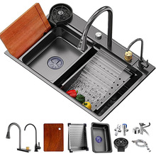 �羳304���P䓏N���w���ٲ�ˮ�۴�β�Waterfall Kitchen Sink