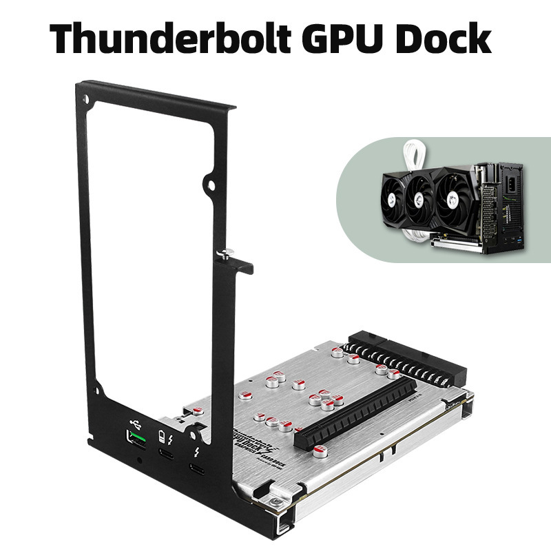 TH3P4G3 Thunderbolt GPU Dock laptop external graphics card docking station compatible with USB4 TH3P4G3 Thunderbolt GPU Dock laptop external graphics card docking station compatible with USB4