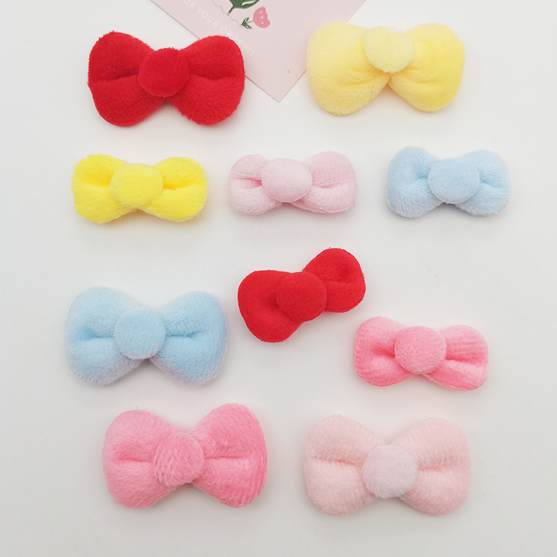 Hot Selling Plush Bow Jewelry Accessories DIY Mobile Phone Case Hair Accessories Plush Toy Decorative Accessories Cat Accessories