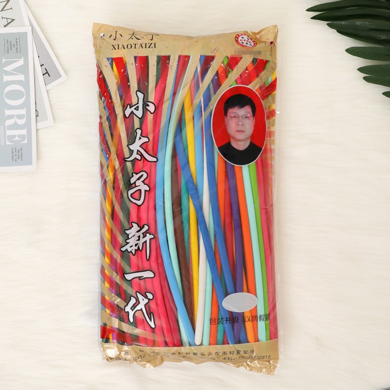 Little Prince Air Ball Factory engrosado 260 largas calles mágicas vendiendo juguetes de dibujos animados para niños al por mayor empujando globos