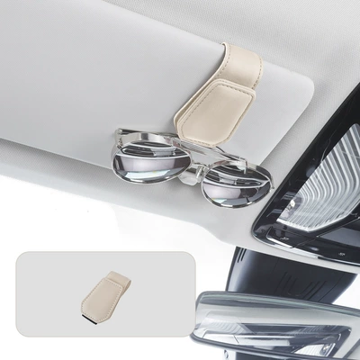 Card bill storage clip, Car Glasses Clip/Bill Clip - warm-rice