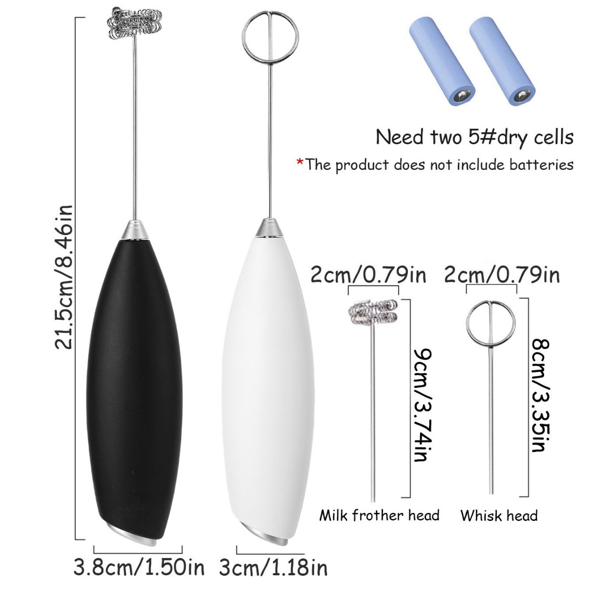 New Cross-Border Milk Frother, Wireless Milk Frother, Egg Beater, Coffee Milk Frother, Small Mini Mixer