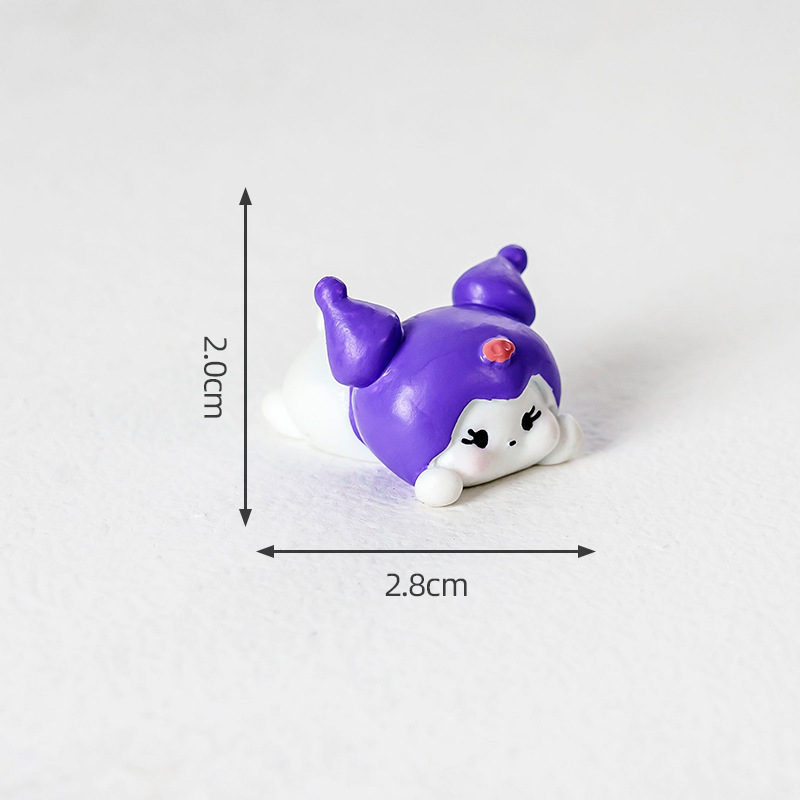 クリエイティブでかわいいサンリオ DIY 装飾ブラインドバッグアクセサリーマイクロランドスケープ車のデスクトップミニ装飾品|undefined