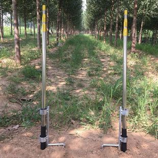 Thickened copy net rod support net telescopic rod support net rod 3 meters 4 meters 5 meters 6 meters to insert sea rod to insert turret support Enshun