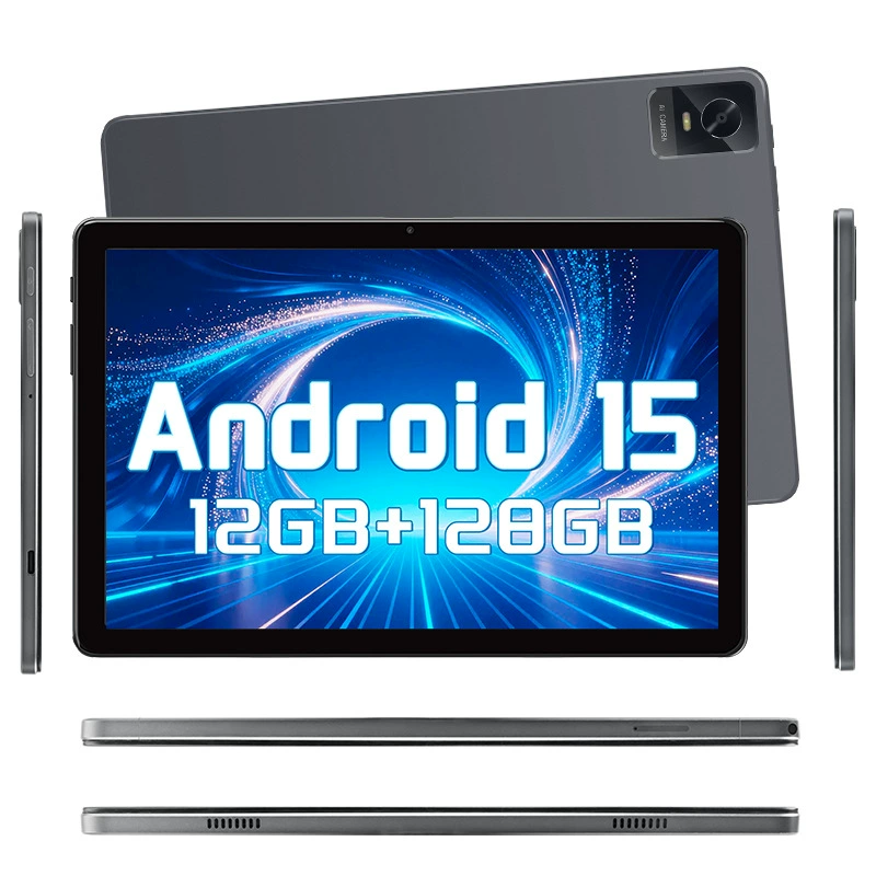 Планшетный ноутбук, 10.1 дюйма, полноэкранный дисплей, 128 ГБ, Android 15, бизнес-версия