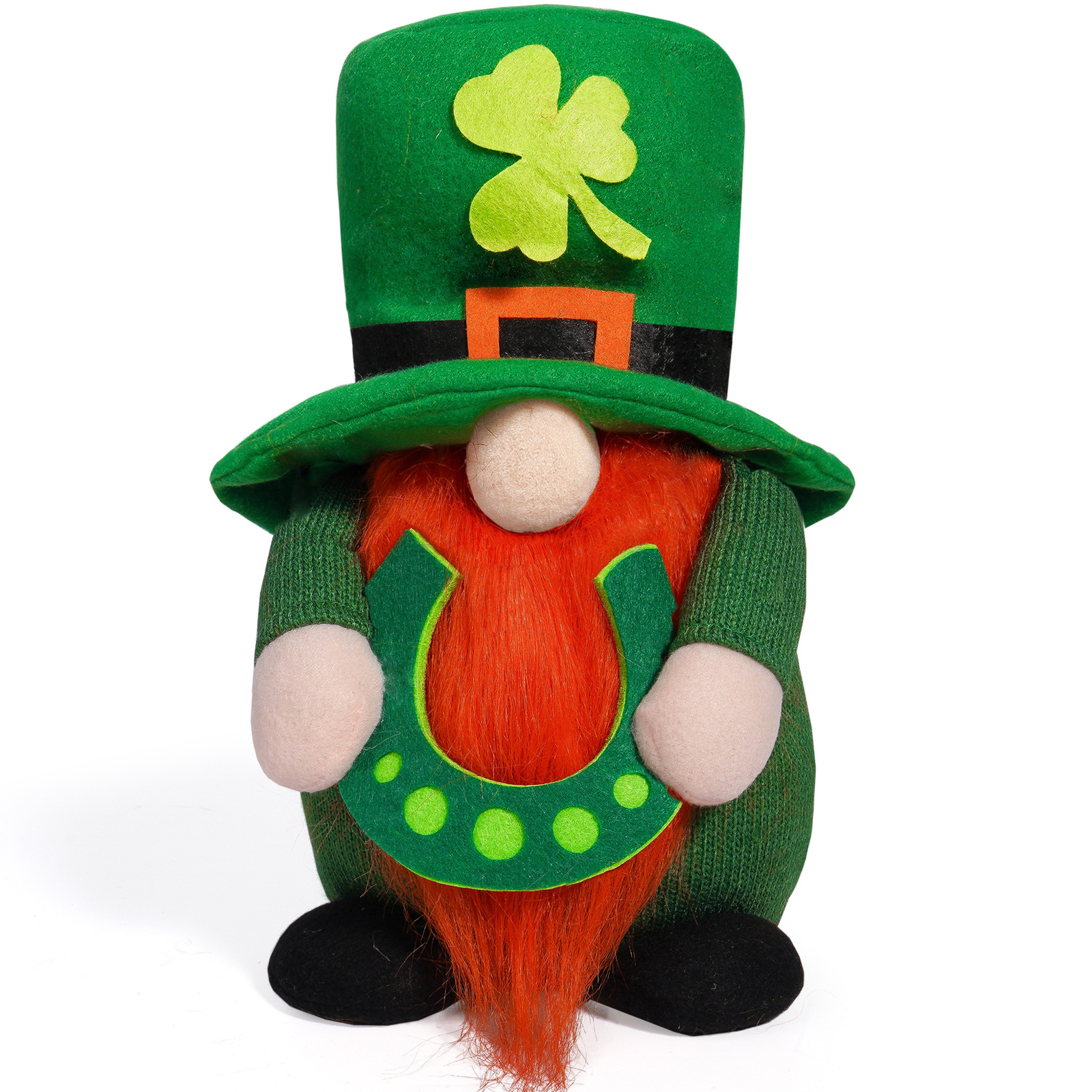 Muñecas irlandesas transfronterizas del día de San Patricio muñecas de hojas verdes Rudolph ornamentos regalos navideños