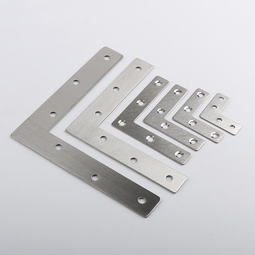 Jinnat stainless steel T-shaped flat corner code plate connector fixed bracket 90-degree L-shaped flat table and chair corner code