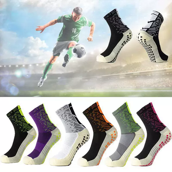 Football Camouflage Arrow Towel Bottom Football Socks Non-Slip Professional Competition Sports Socks Colorful Rubber Bottom Training Socks