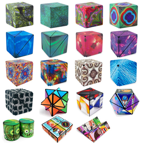 Cross-border ever-changing infinite magnetic Rubik's Cube 3D three-dimensional geometric Rubik's Cube children's thinking exercise educational toys wholesale