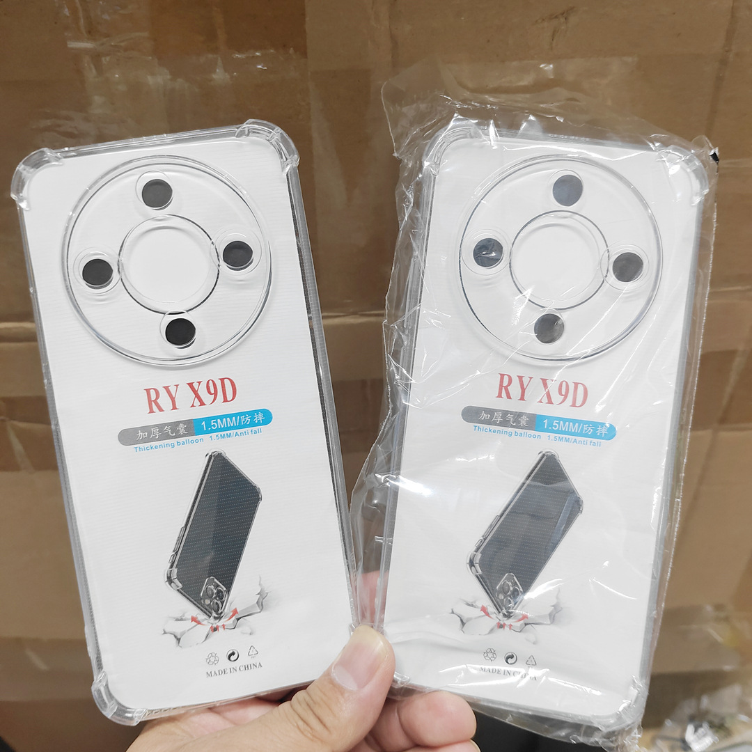 适用HONOR荣耀400PRO 5G透明TPU软壳 四角气囊防摔精孔透明保护套