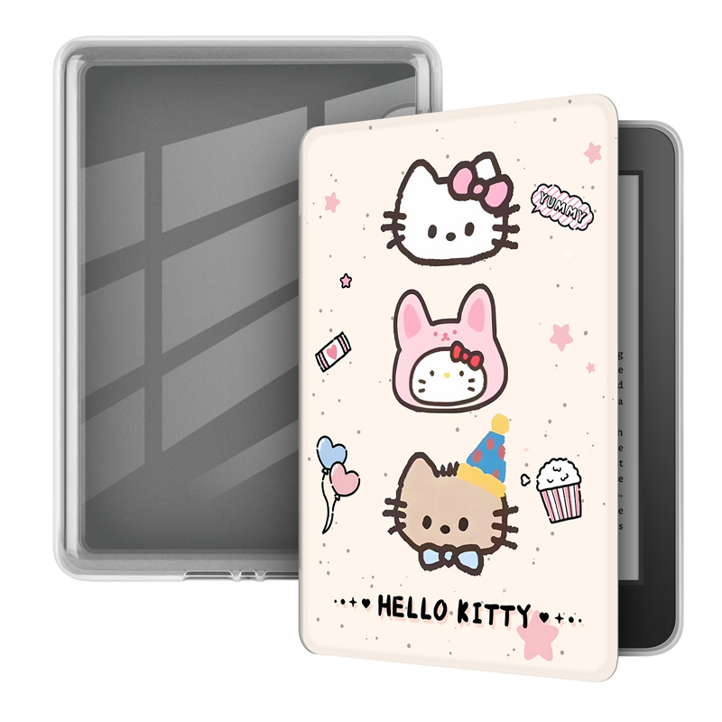 Aplicable kindle paperwhite6543 acrílico pintado funda protectora 658/558 funda protectora transparente