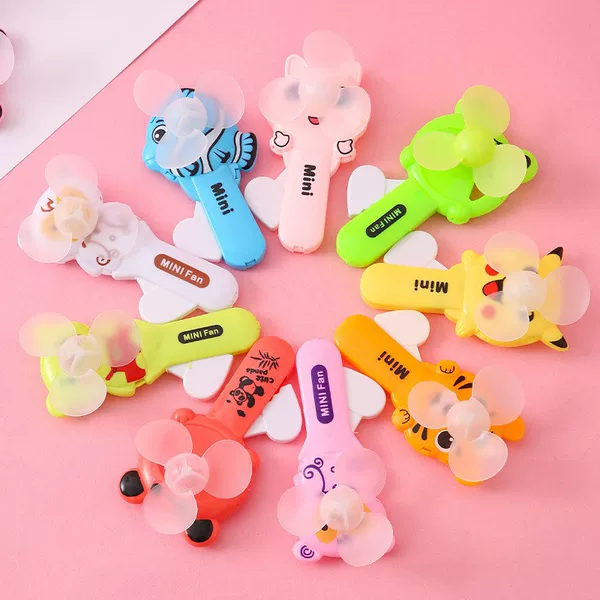 Cross-border cartoon hand pressure fan portable hand-held fan summer gift stall park cool summer