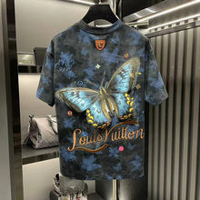 欧洲站高奢大牌休闲男装上衣2025夏季新款设计感高品质时尚上衣