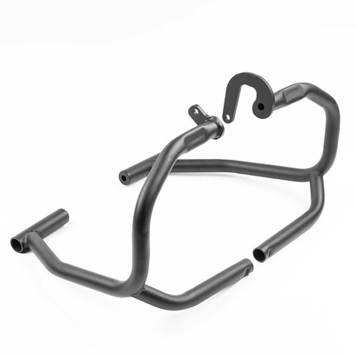 Suitable for Honda Monkey 125 Motorcycle Engine Anti-Collision Protection Bar, Anti-Fall Leg Guard, Anti-Collision Guard Bar (Motorcycle bumper) - black-bumper-black